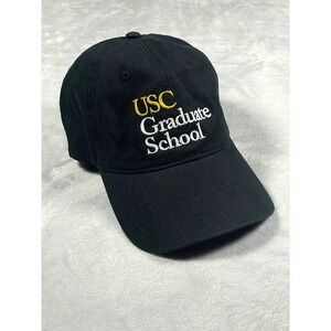 USC Graduate School Black Adjustable Dad Hat Strapback OTTO Embroidered Cap
